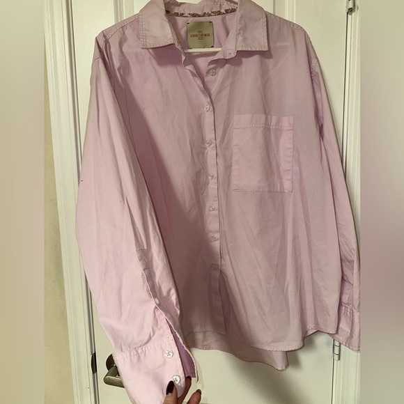 Tops - Casa Cabana Light Pink Button Down